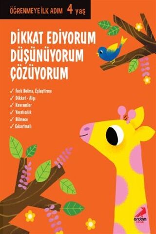 Dikkat Ediyorum Düşünüyorum Çözüyorum 4 Yaş