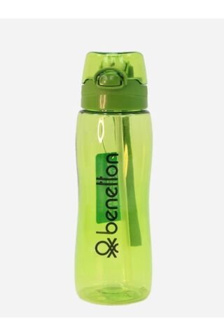 Benetton Yeşil Kilitli Kapak Tritan Matara Suluk 700 ml