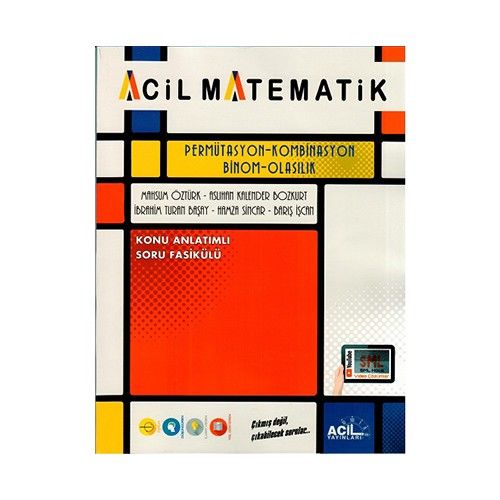 Acil Yayınları Matematik Permütasyon Kombinasyon Binom Olasılık