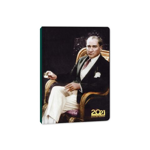 Keskin Color 14x20 Günlük Atatürk Ajanda - Türk Kahvesi