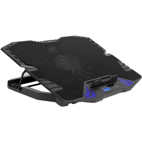 5232st 5 Adet Işıklı Fanlı Full Mesh Tasarım Ledli Lcd Kontrol Panelli Pro Standlı Notebook Soğutucu