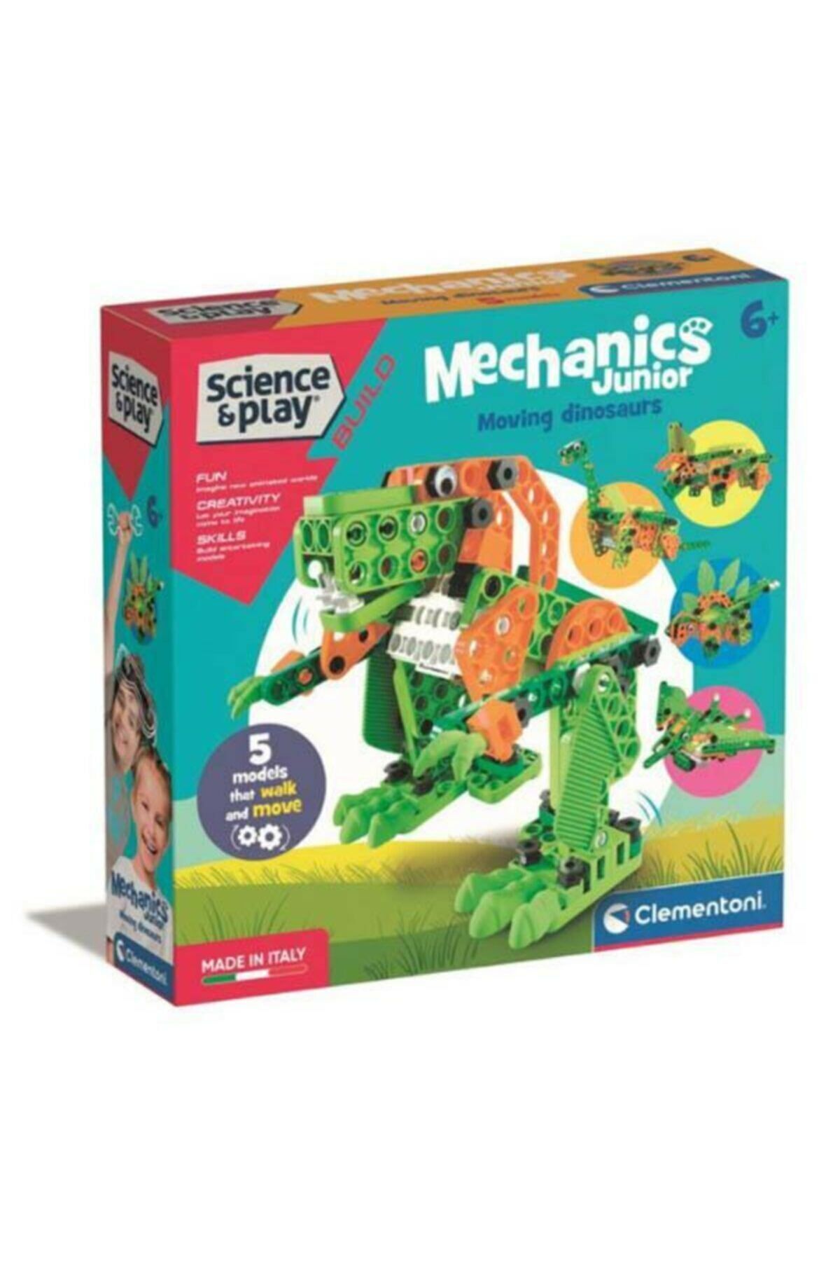 +6 Yaş Mechanics Junior Hareketli Dinozorlar (clementoni)