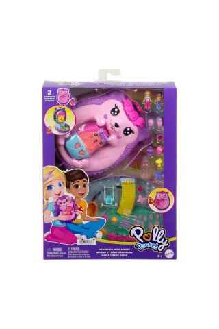 Çanta Olabilen Micro Oyun Setleri GKJ63 - Hedgehog Mom And Baby Jbj91