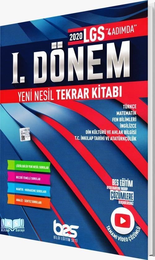 BES Yayınları 8.Sınıf 1. Dönem Yeni Nesil Tekrar Kitabı