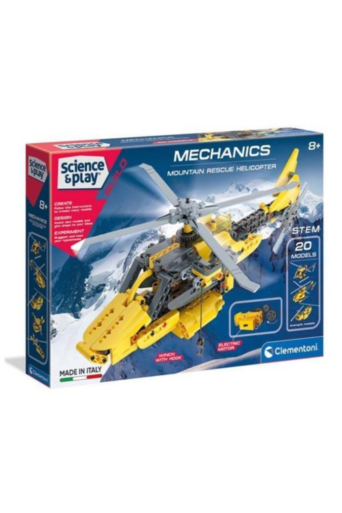 Clementoni +8 Yaş Mekanik Dağ Kurtarma Helikopteri