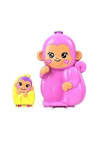 Çanta Olabilen Micro Oyun Setleri GKJ63 - Momma Monkey And Baby Hwp04