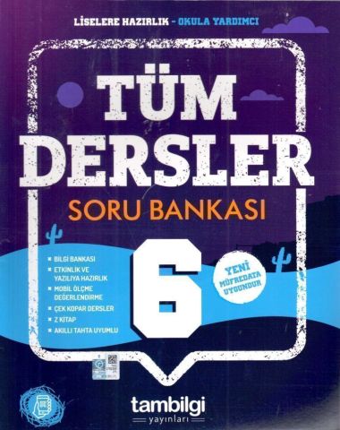 Tambilgi Yayınları 6. Sınıf Tüm Dersler Soru Bankası