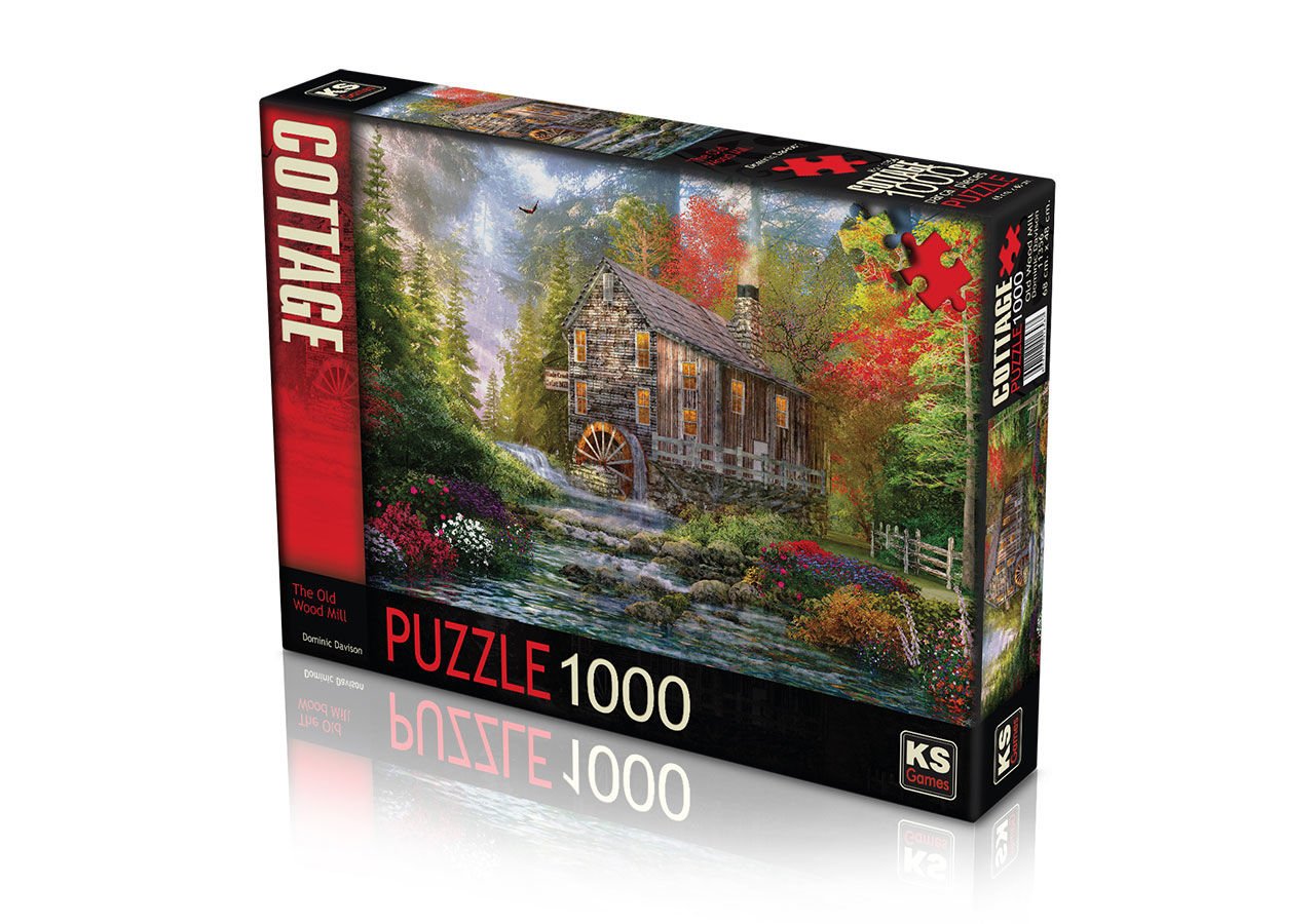 Ks Games Old Wood Mill 1000 Parça Puzzle