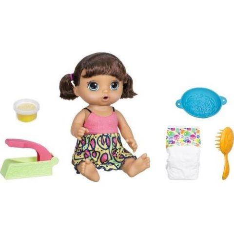 Baby Alive Eğlenceli Spagetti Seven Bebeğim Kumral C0964
