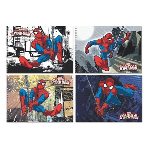 Keskin Color 25x35cm Spiderman 15 Yaprak Resim Defteri Spiralli