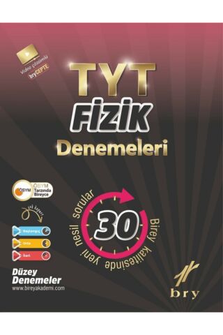 Birey Yayınları Bry - Yks - Tyt Branş Denemeleri - Fizik (30'lu)