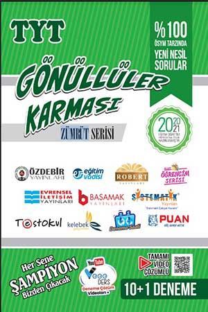 Gönüllüler Karması TYT Zümrüt Serisi 10+1 Deneme