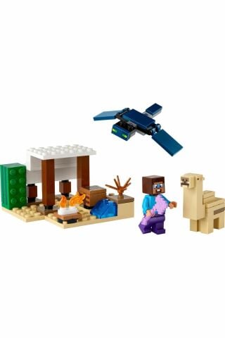 ® Minecraft® Steve'in Çöl Keşfi 21251  - 6 Yaş ve Üzeri İçin Yapım Seti (75 Parça)