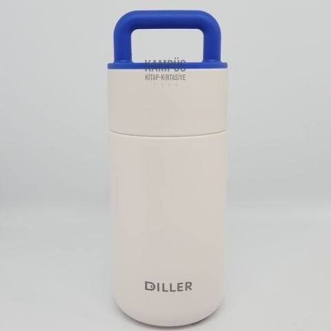 Diller 9062 350ml Beyaz-Lacivert Termos