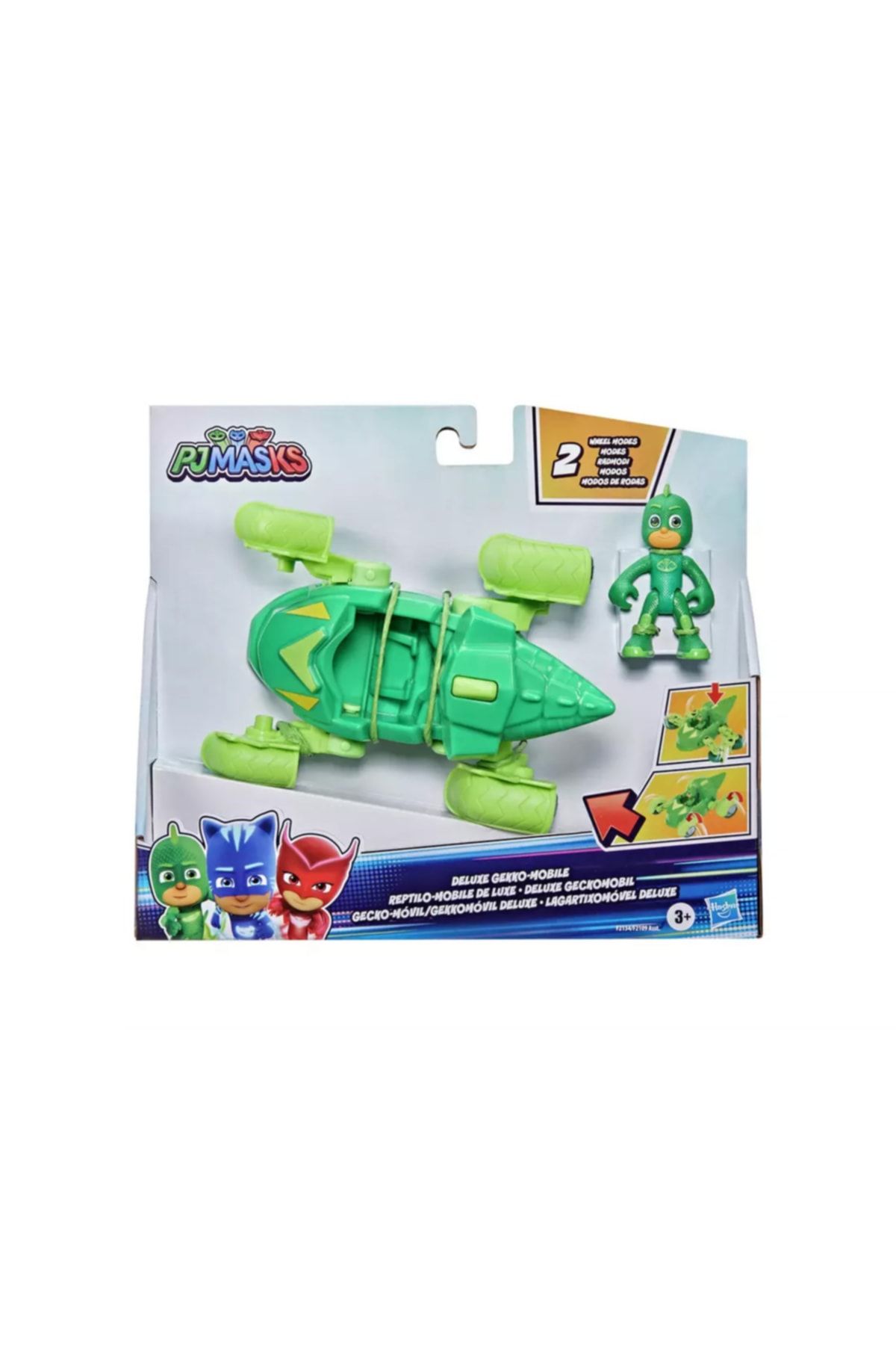 Pj Masks Deluxe Gekko Figür Ve Araç F2109-62054 Yeşil