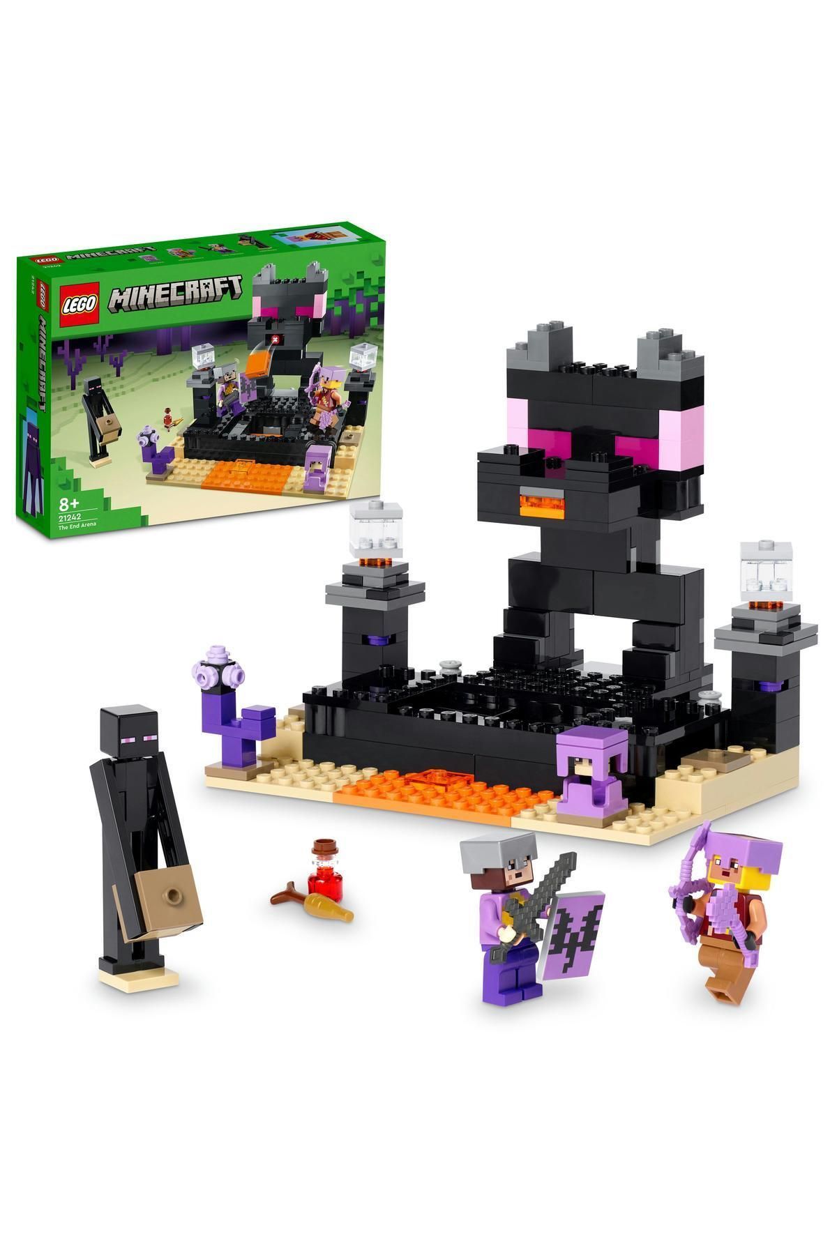 ® Minecraft® End Arenası 21242 - 8 Yaş ve Üzeri Çocuklar için Oyuncak Yapım Seti (252 Parça)