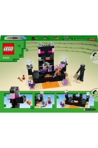 ® Minecraft® End Arenası 21242 - 8 Yaş ve Üzeri Çocuklar için Oyuncak Yapım Seti (252 Parça)
