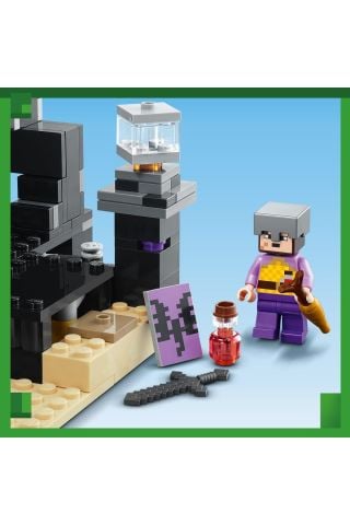 ® Minecraft® End Arenası 21242 - 8 Yaş ve Üzeri Çocuklar için Oyuncak Yapım Seti (252 Parça)