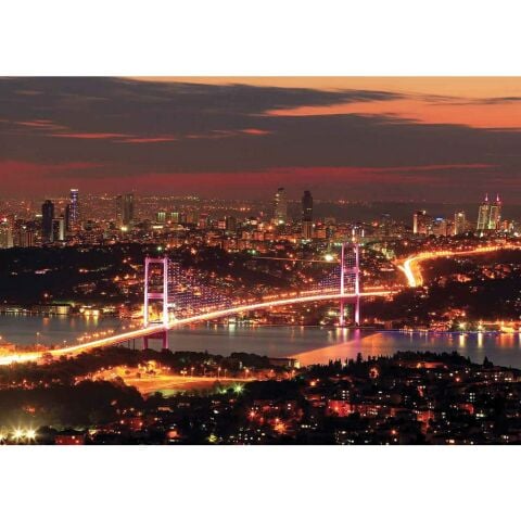 Ks Games Puzzle 1000 Parça Boğaziçi nde  Köprüsü Işıkların Dansı