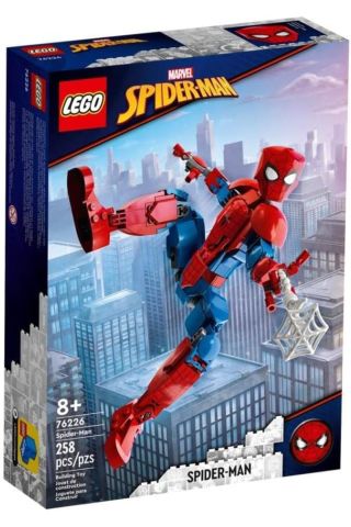 ® Marvel Örümcek Adam Figürü 76226 – 8 Yaş ve Üzeri için Model Yapım Seti (258 Parça)