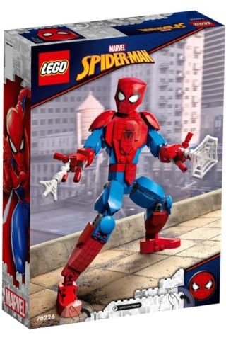 ® Marvel Örümcek Adam Figürü 76226 – 8 Yaş ve Üzeri için Model Yapım Seti (258 Parça)