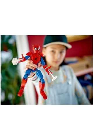 ® Marvel Örümcek Adam Figürü 76226 – 8 Yaş ve Üzeri için Model Yapım Seti (258 Parça)
