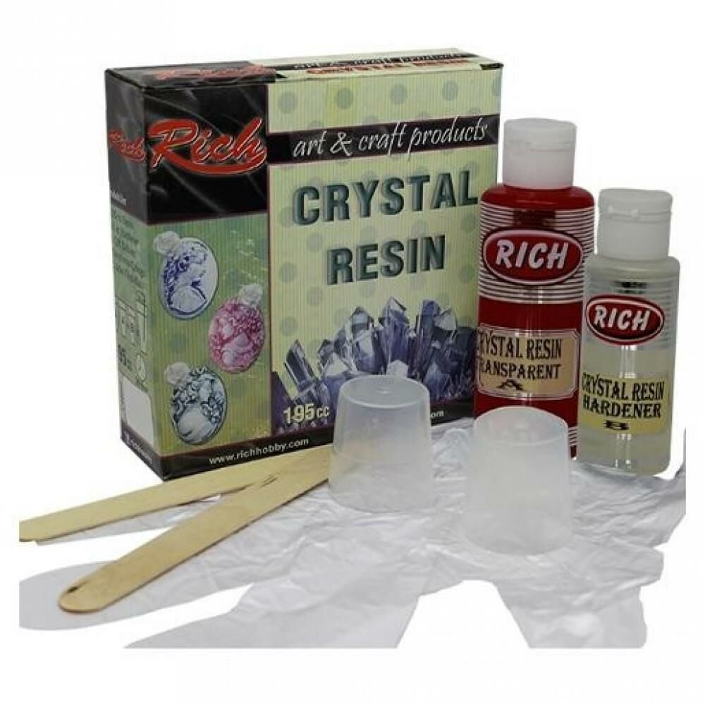 Rich Crystal Resim 195 cc Transparan Kırmızı Reçine
