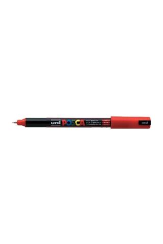 Kırmızı Posca Pc-1mr Pin Type Renkli Poster Markörü 0.7 mm