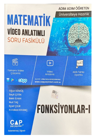 Çap Üniversiteye Hazırlık Matematik Fonksiyonlar 1 Konu Anlatımlı Soru Bankası