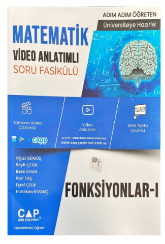 Çap Üniversiteye Hazırlık Matematik Fonksiyonlar 1 Konu Anlatımlı Soru Bankası