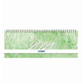 Gıpta 2021 12x33 Haftalık Masa Takvimi Üstten Spiralli