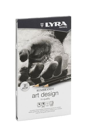 Lyra Art Design Dereceli Karakalem Eskiz Çizim Seti 12'li