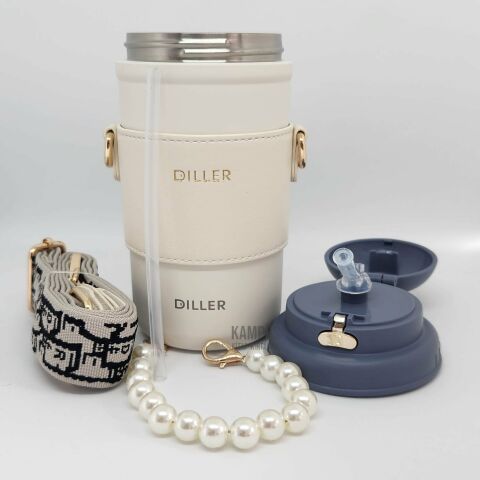 Diller 8990 580ml Beyaz Taşıma Askılı Yeni Seri Termos