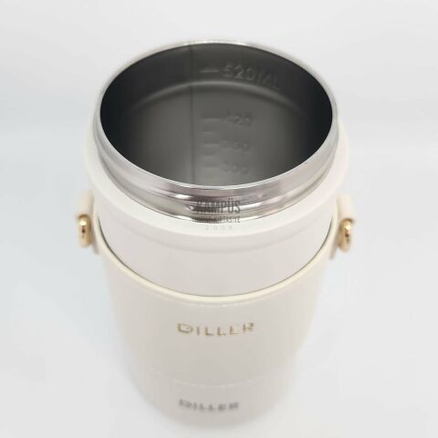 Diller 8990 580ml Beyaz Taşıma Askılı Yeni Seri Termos