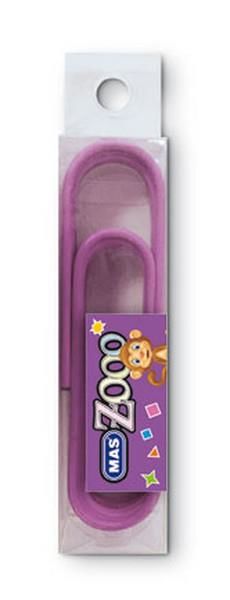 Mas Zooo - Asetatta Plastik Kaplı Ataş - No:10 - Mor