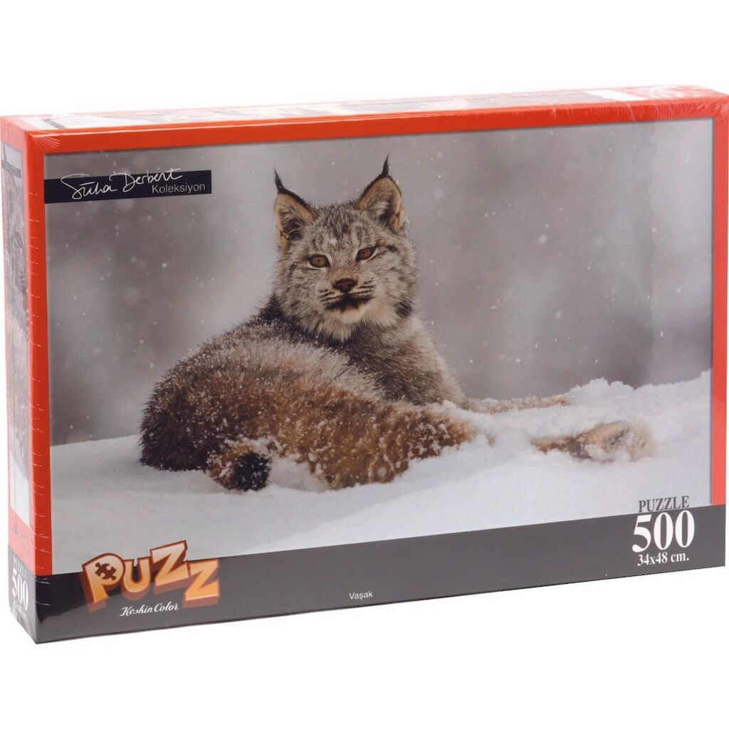 Puzz K.Color 34*49 500 lü Yapboz Vaşak (Süha Derbent)