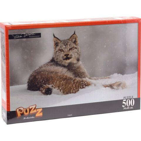 Puzz K.Color 34*49 500 lü Yapboz Vaşak (Süha Derbent)