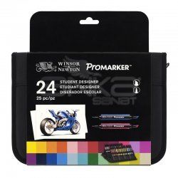 Winsor & Newton Promarker 24′lü Çanta Seti Student Designer