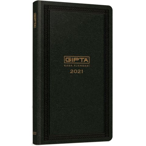 Gıpta 2021 Kasa Ajandası 17x33 cm 432 Sayfa