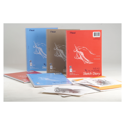 Mead Çizim Defteri Academie A5 50 Yaprak Sketch Diary Spiralli Defter