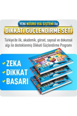 7 Yaş Dikkati Güçlendirme Seti ()neuro Via Sistemi Ile Hazırlanmış Adeda