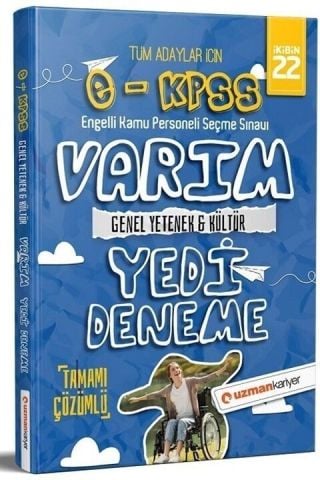 Uzman Kariyer 2022 E KPSS GYGK Varım 7 Deneme Çözümlü