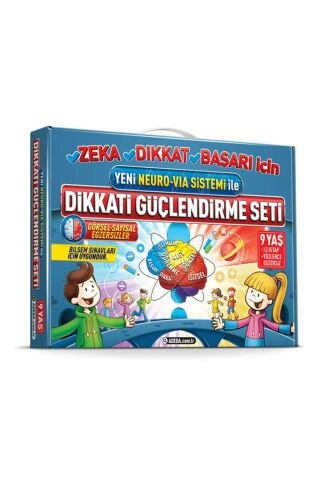 Dikkati Güçlendirme Seti - Yeni Neuro Via Sistemi Ile (9 Yaş) - - Osman Abalı