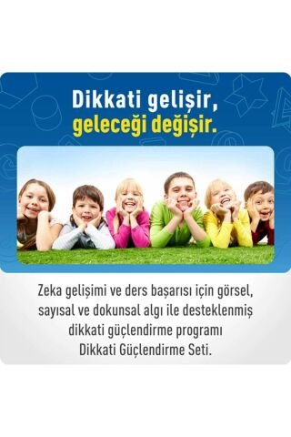 Dikkati Güçlendirme Seti - Yeni Neuro Via Sistemi Ile (9 Yaş) - - Osman Abalı