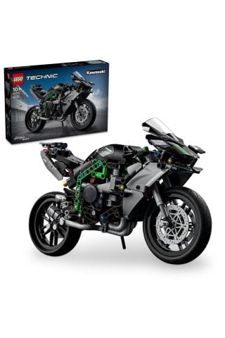 ® Technic Kawasaki Ninja H2R Motosiklet 42170 - 10 Yaş ve Üzeri İçin Yapım Seti (643 Parça)