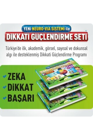 Adeda Dikkati Güçlendirme Seti 10 Yaş - Yeni Neuro Via Sistemi Ile