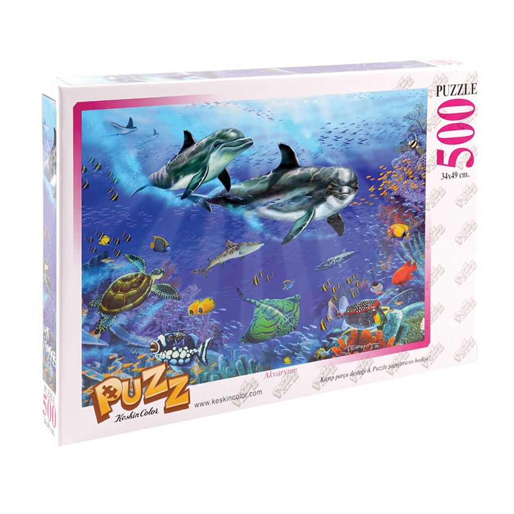 Keskin 500 Parça 34x49 cm Puzzle Akvaryum (260403-99)