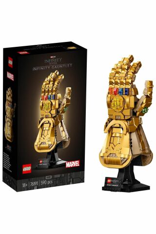 ® Marvel Sonsuzluk Eldiveni 76191 - Koleksiyonluk Yaratıcı Oyuncak Yapım Seti (590 Parça)