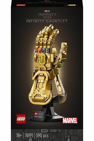 ® Marvel Sonsuzluk Eldiveni 76191 - Koleksiyonluk Yaratıcı Oyuncak Yapım Seti (590 Parça)