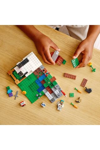Minecraft® Tavşan Çiftliği 21181 Yapım Seti (340 Parça)